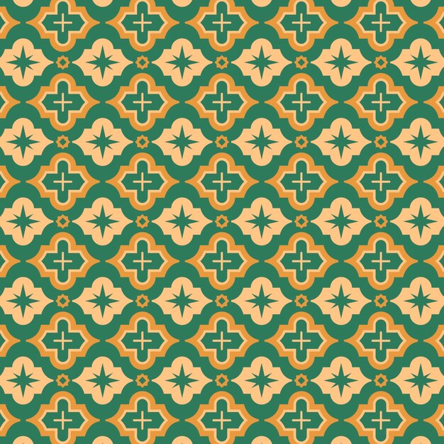 Flat design nordic pattern design