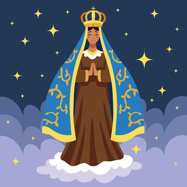 Design piatto nossa senhora aprecida