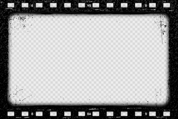 Бесплатное векторное изображение Плоский дизайн старого фонового фильма