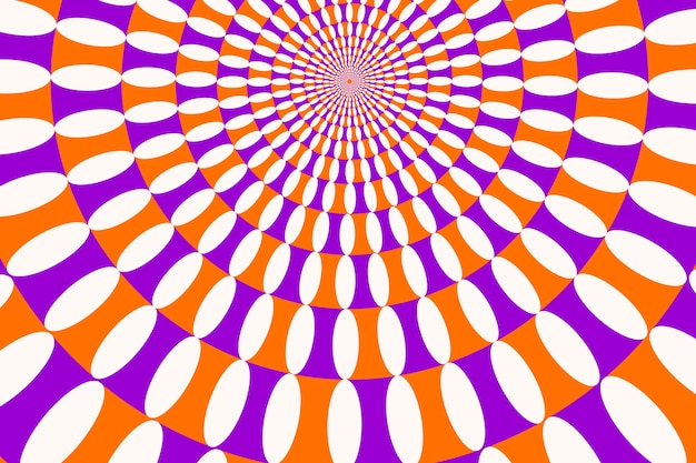Плоский дизайн фона оптической иллюзии
