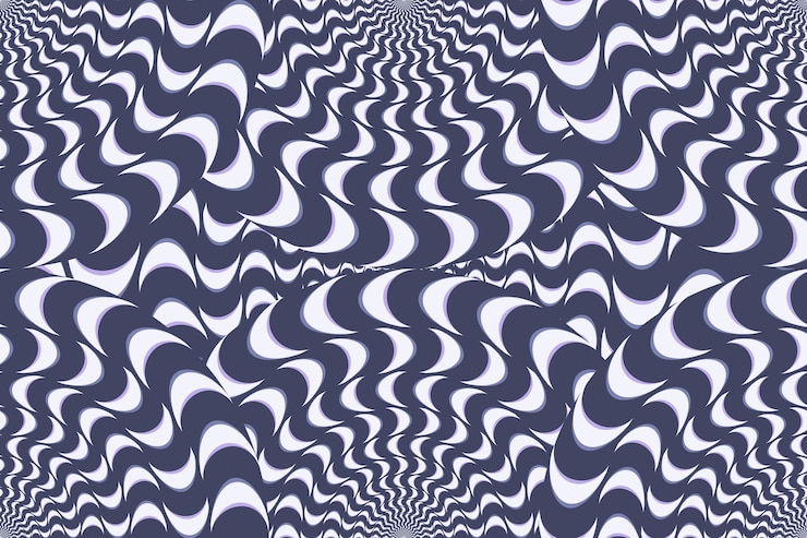 Free Vector flat design optical illusion background