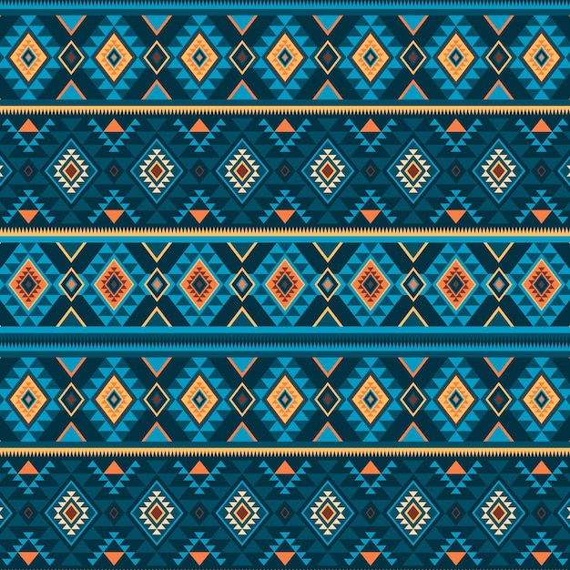 Free vector flat design peruvian pattern illustration