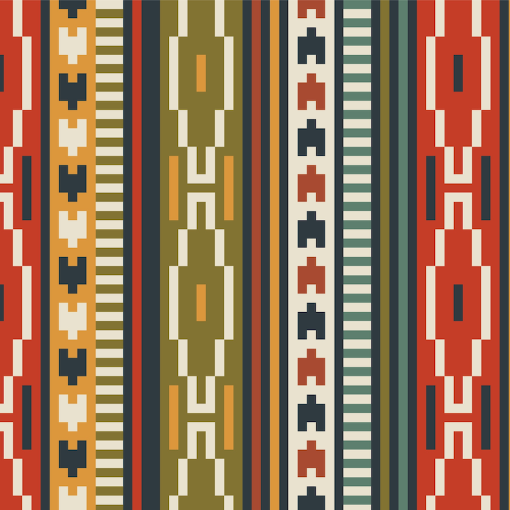 Free Vector flat design peruvian pattern