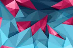 Free vector flat design polygonal background