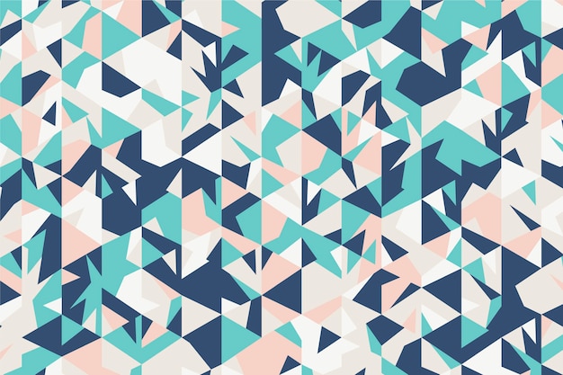 Flat design polygonal background