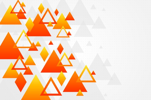 Flat design polygonal background