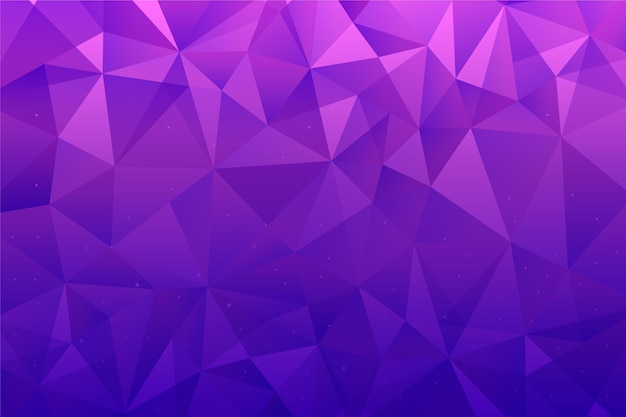 Free vector flat design polygonal background