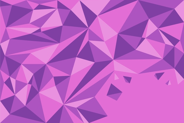 Flat design polygonal background