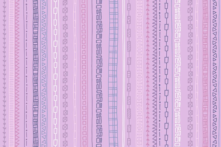 Free Vector flat design purple striped pattern design