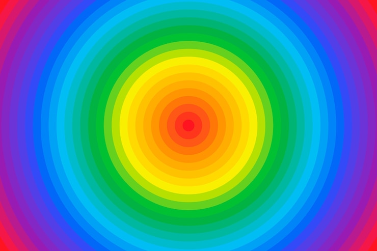 Free Vector flat design rainbow background design
