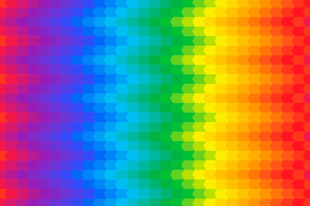 Flat design rainbow background design