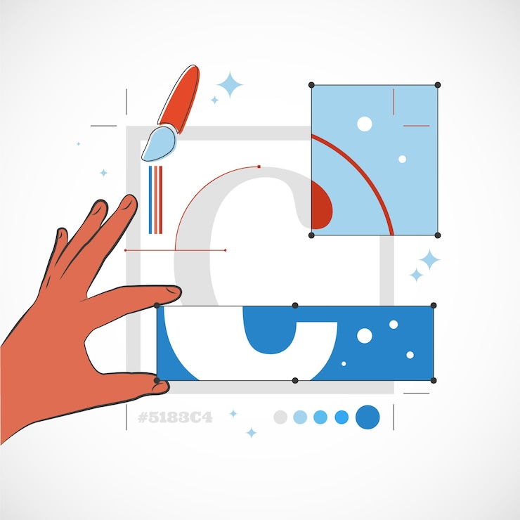 Free Vector flat design rebranding illustration