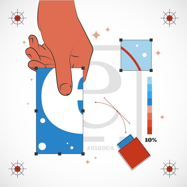 Free Vector flat design rebranding illustration