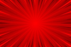 Flat design red comic style background