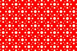 Free vector flat design red polka dot background