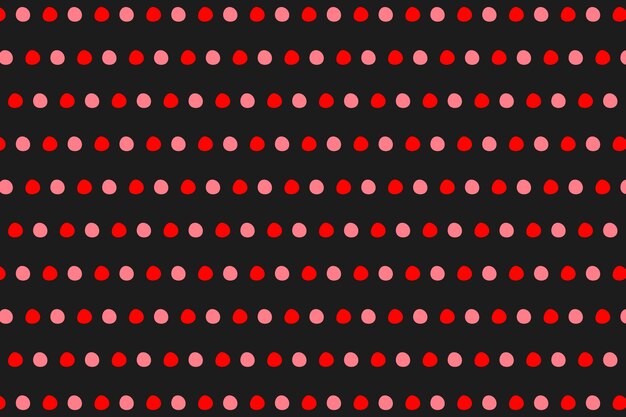 Flat design red polka dot background