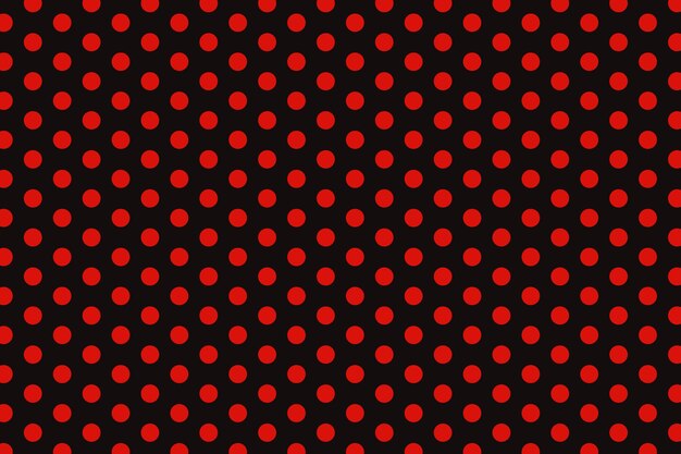 Flat design red polka dot background