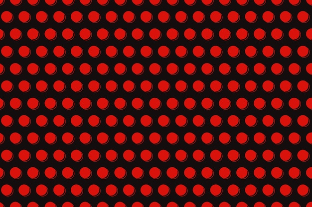 Free vector flat design red polka dot background