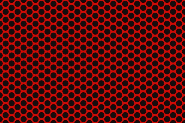 Free vector flat design red polka dot background