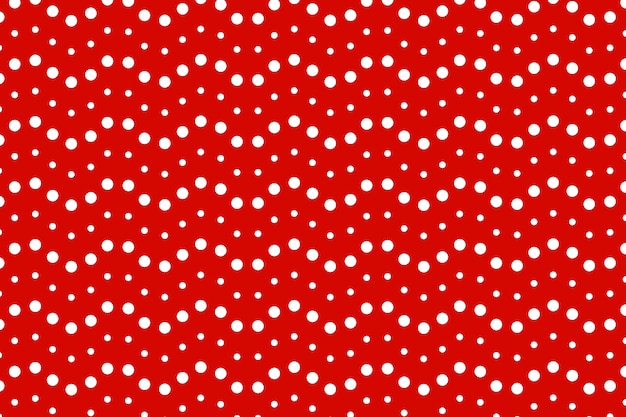 Sfondo a pois rosso design piatto