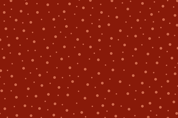 Flat design red polka dot pattern