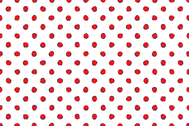 Free vector flat design red polka dots background