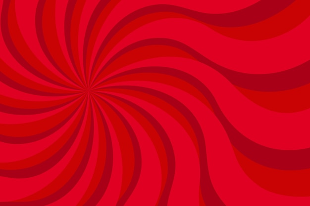 Плоский дизайн красный вихревой фон