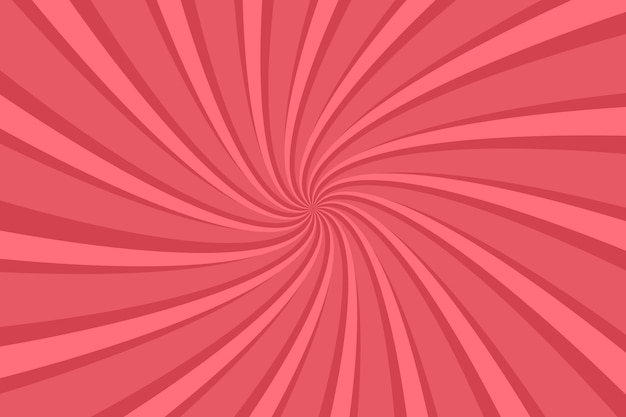 Flat design red swirl background