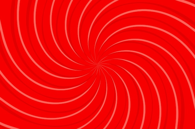 Flat design red swirl background