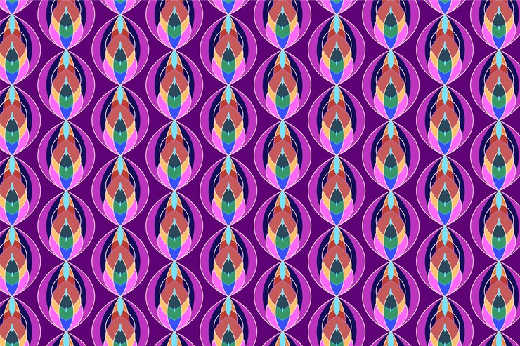 Free Vector flat design retro renew pattern