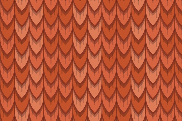 Free vector flat design roof tile pattern design