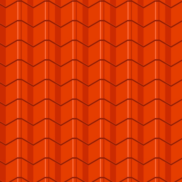 Free vector flat design roof tile pattern design