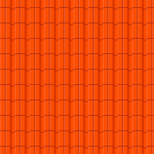 Flat design roof tile pattern design