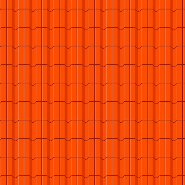 Flat design roof tile pattern design