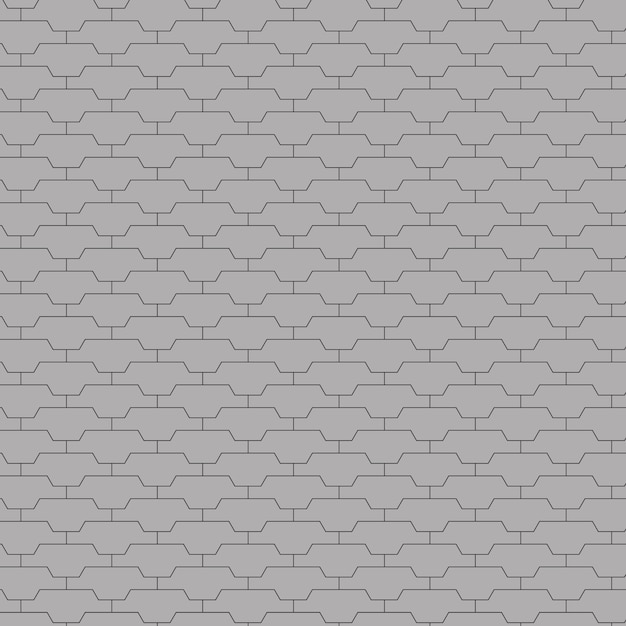 Free vector flat design roof tile pattern