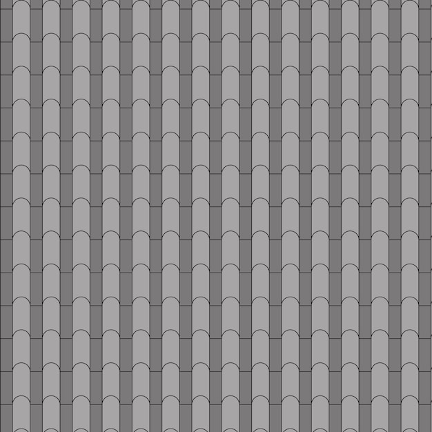 Flat design roof tile pattern