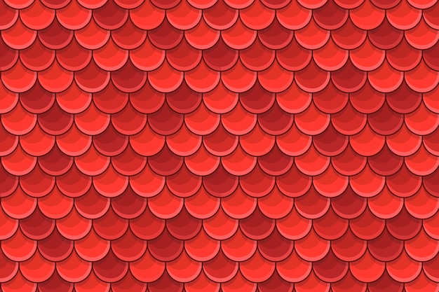 Free vector flat design roof tile pattern