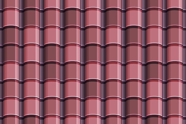 Flat design roof tile pattern