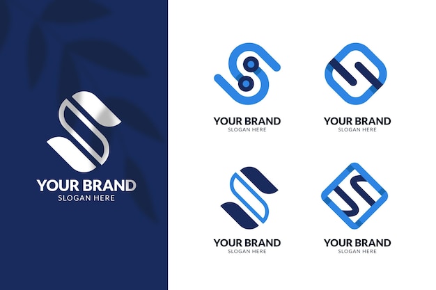 Free Vector | Flat design s logo collection