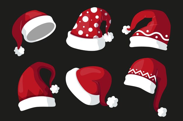サンタ帽子 画像 無料のベクター ストックフォト Psd