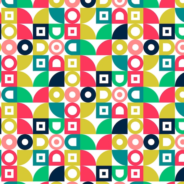 Free vector flat design scandinavian design patten