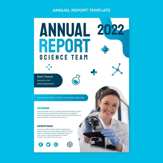 Flat design science annual report