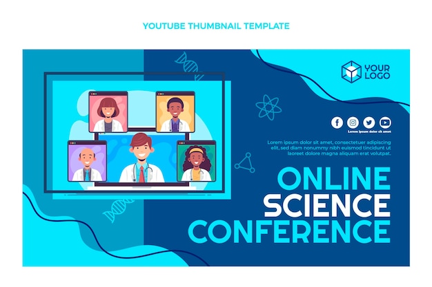 Miniatura di YouTube della conferenza sulla scienza del design piatto