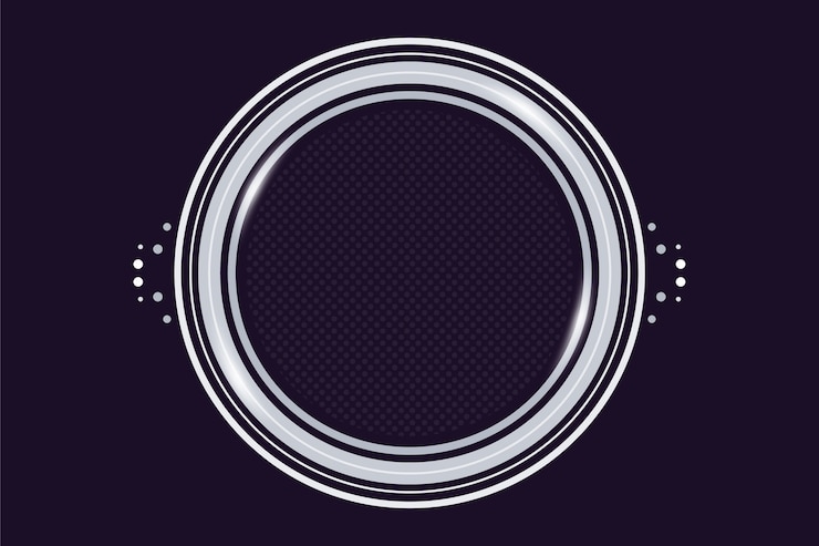 Free Vector flat design silver frame