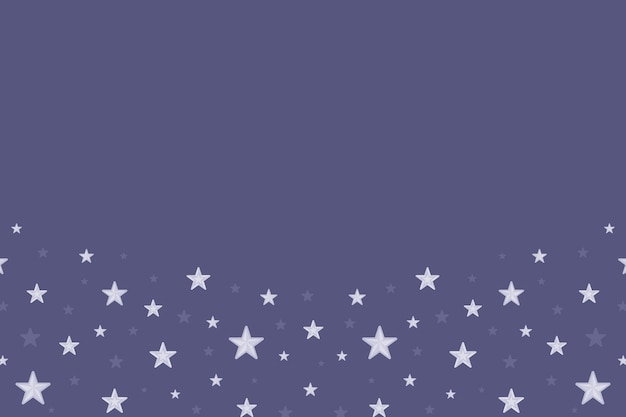 Flat design silver stars background