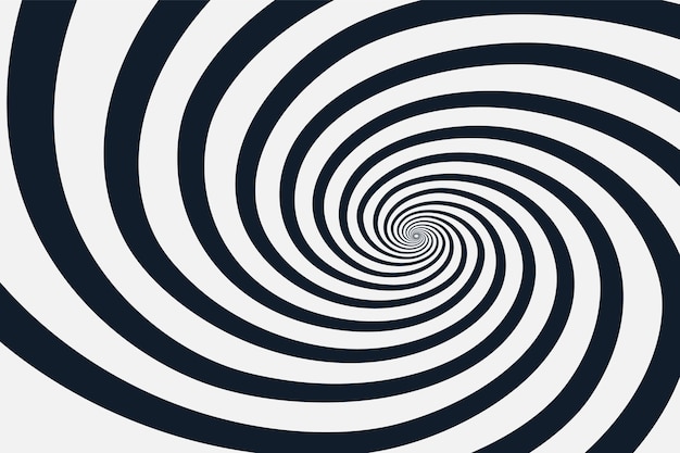 Flat design spiral circle background