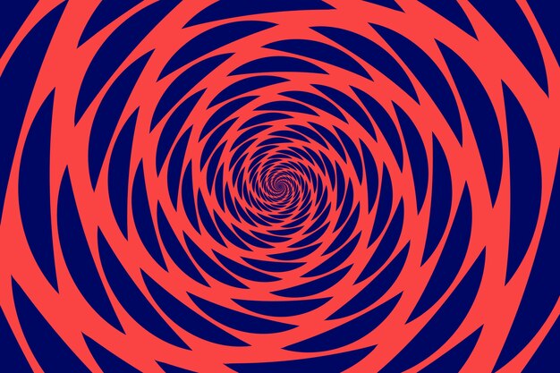 Flat design spiral circle background