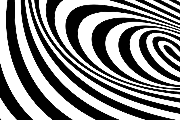 Flat design spiral circle background