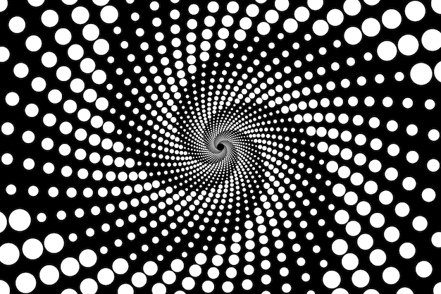 Flat design spiral circle background