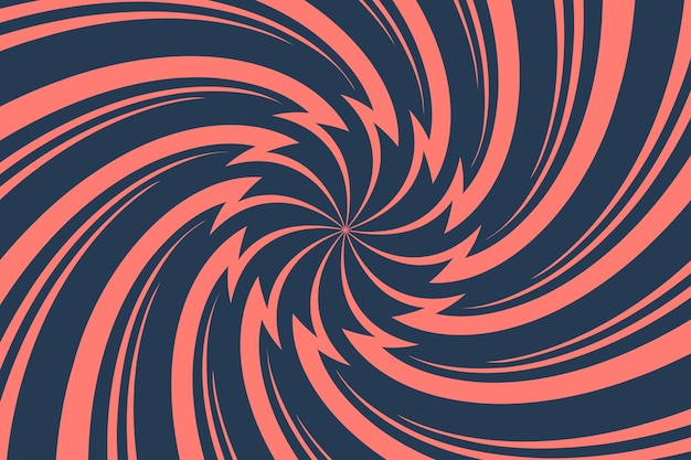 Free vector flat design spiral circle background